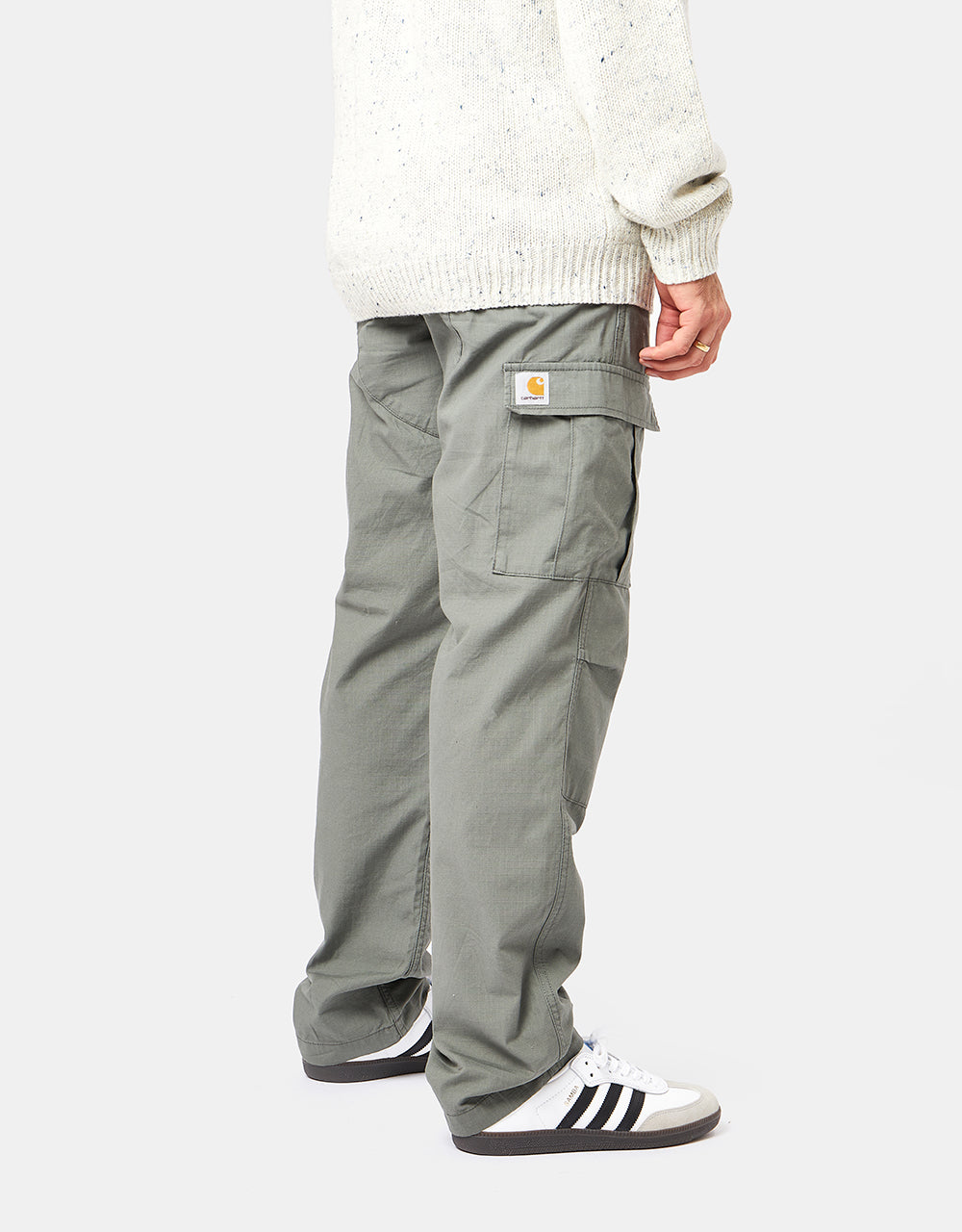 CARHARTT PRESENTER CHINO Pants Trousers Gray Check size W33 / L32 £68.64 -  PicClick UK
